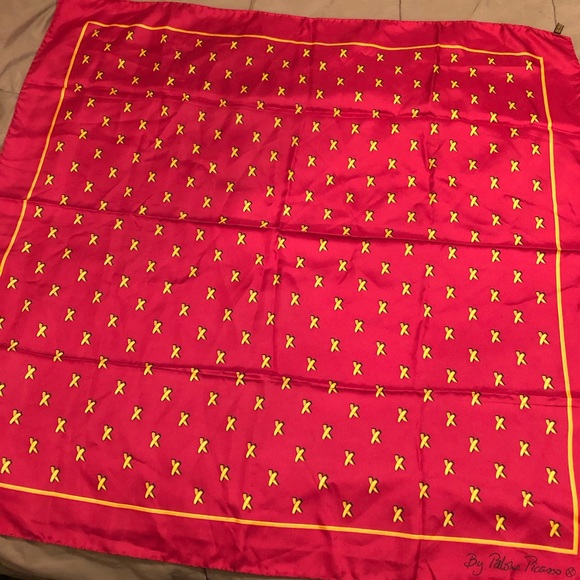 Paloma Picasso Silk Twill Scarf - Picture 1 of 4